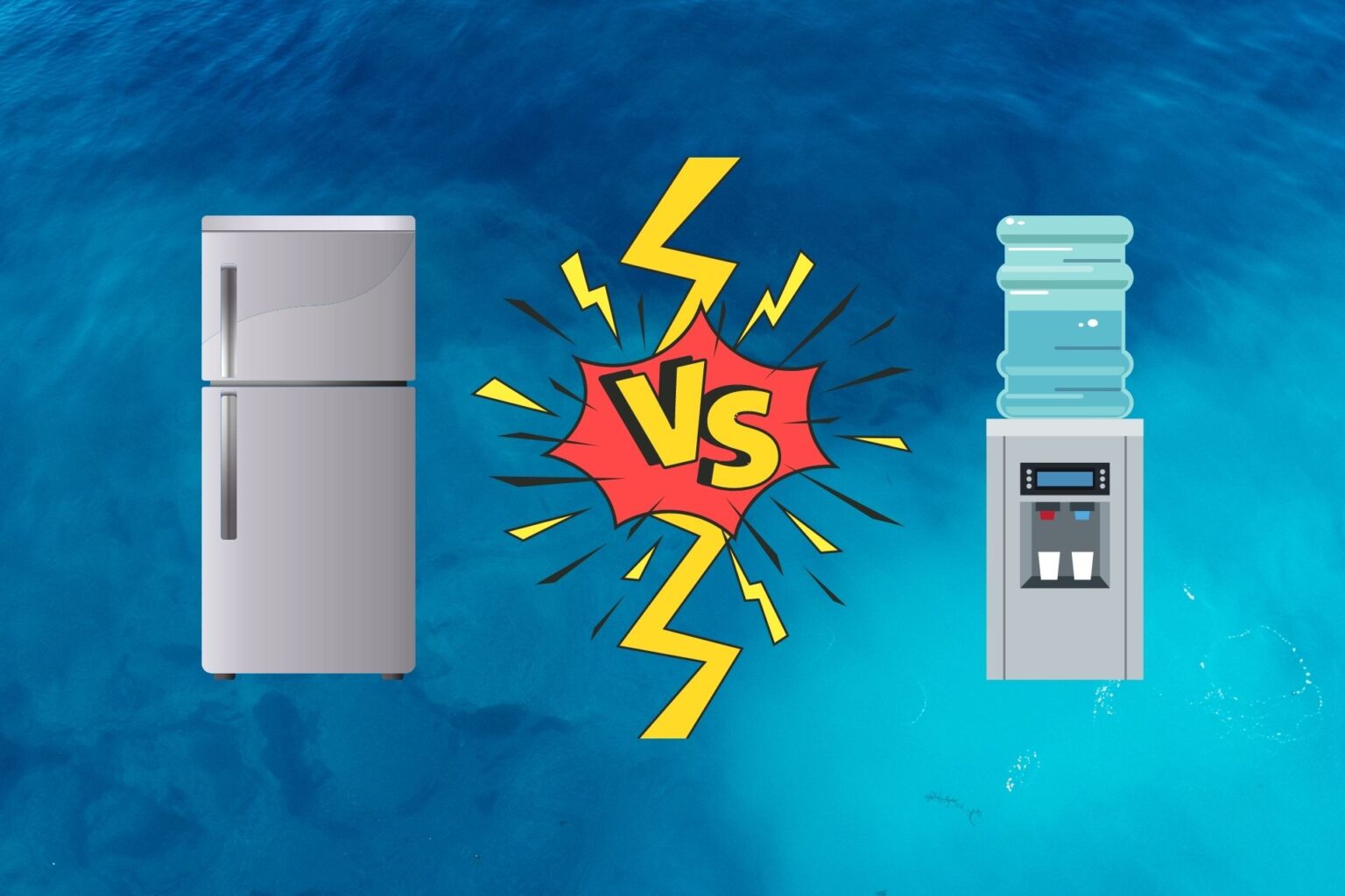 Water dispenser vs Refrigerator Water dispensers